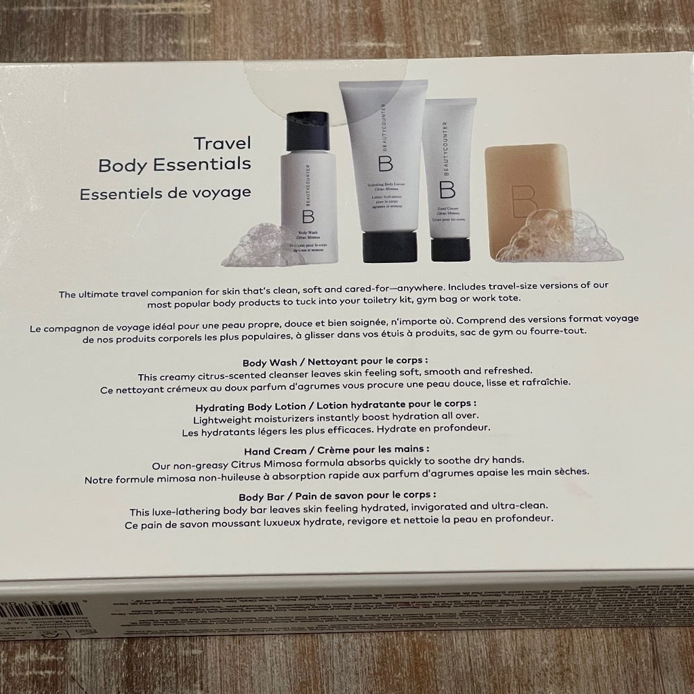 BeautyCounter Travel Body Essentials